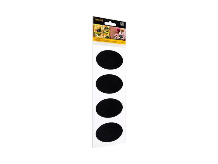 Securit Kreidetafel-Etikette Oval 8.5 × 5 cm
