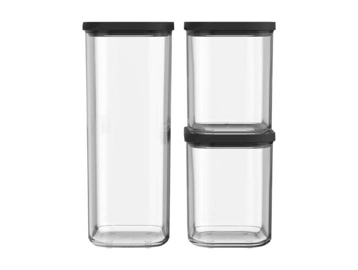 Mepal Starter-Set Vorratsdose Modula 3-teilig - Schwarz