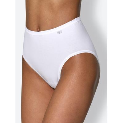 Hüftslip SPEIDEL, Damen, Gr. 46, 4 Stk., weiß, 92% Baumwolle, 8% Elasthan, Unterhosen