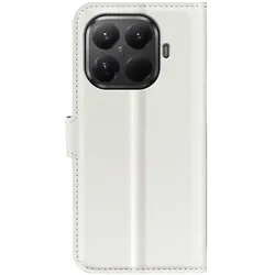 Cover-Discount Xiaomi 17T - Leder Etui Hülle (Xiaomi 17T), Smartphone Hülle, Weiss