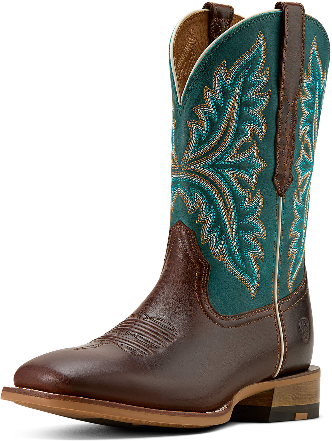 Men's Walker Cowboy Boots in Espresso Scuba Blue, Size: 9.5 D / Medium by Ariat