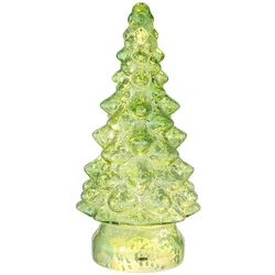 Globo LED-Dekoleuchte Tannenbaum Glas Grün 21 cm