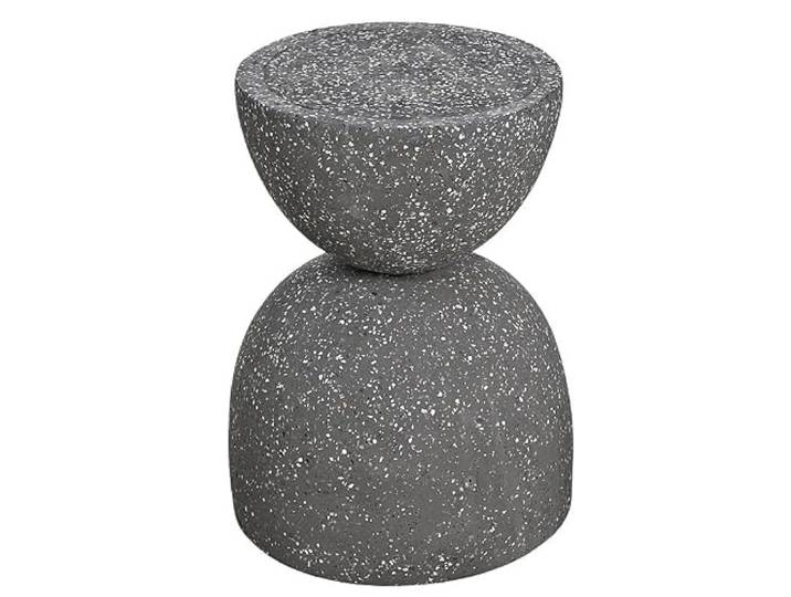 YCCHAH Sofatisch Wohnzimmer Villa Kreative Bewegliche Couchtisch Nordic Runde Terrazzo Beistelltisch Balkon Freizeit Tisch Wohnzimmer-Beistelltisch(A)
