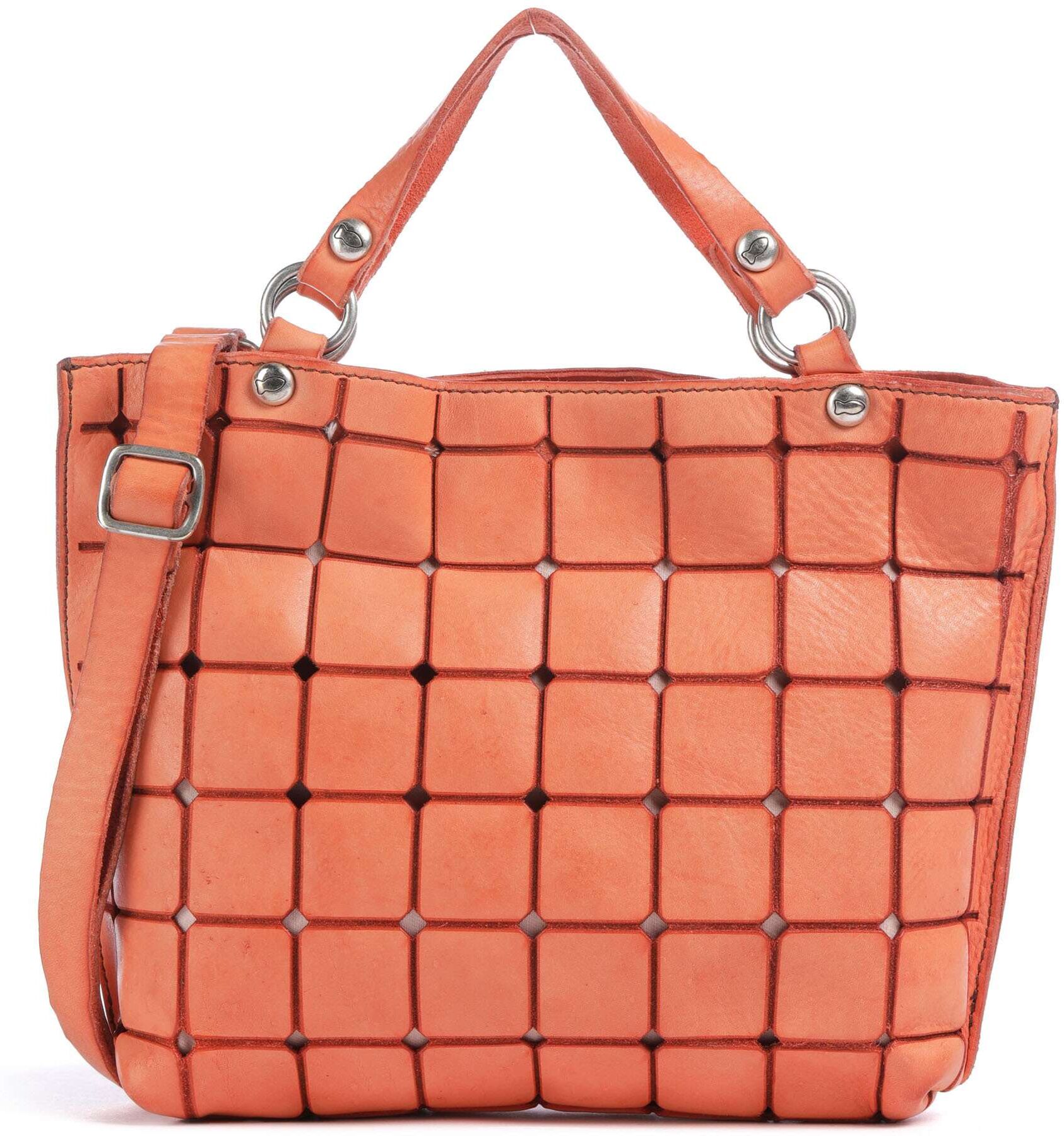 Campomaggi Handtasche aus Leder, orange