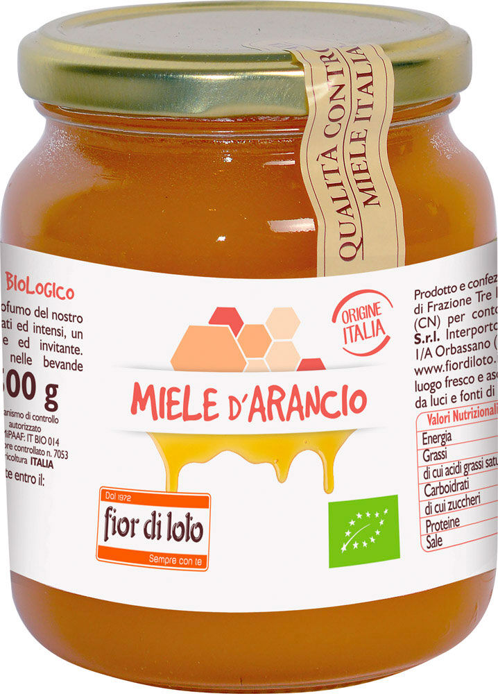 Biotobio Fdl Miele Arancio Bio 500g