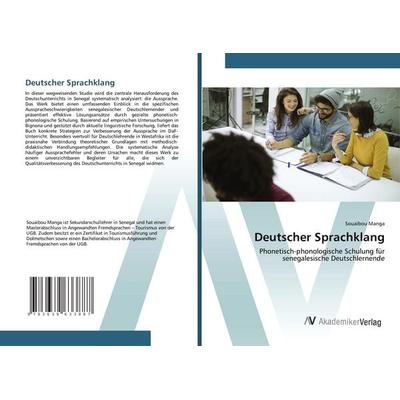 Deutscher Sprachklang, Taschenbuch von Souaibou Manga, AV Akademikerverlag, 978-3-639-63388-7