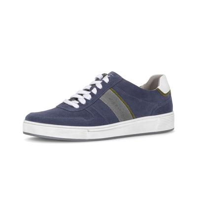 Sneaker GABOR "Sneaker low", Herren, Gr. 44,5, blau, Schuhe Sneaker