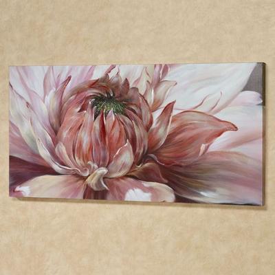 Touch of Class Brilliant Bloom Canvas Wall Art Pink , Pink