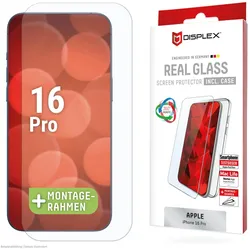 DISPLEX Panzerglas (10H) + Schutzhülle für Apple iPhone 16 Pro