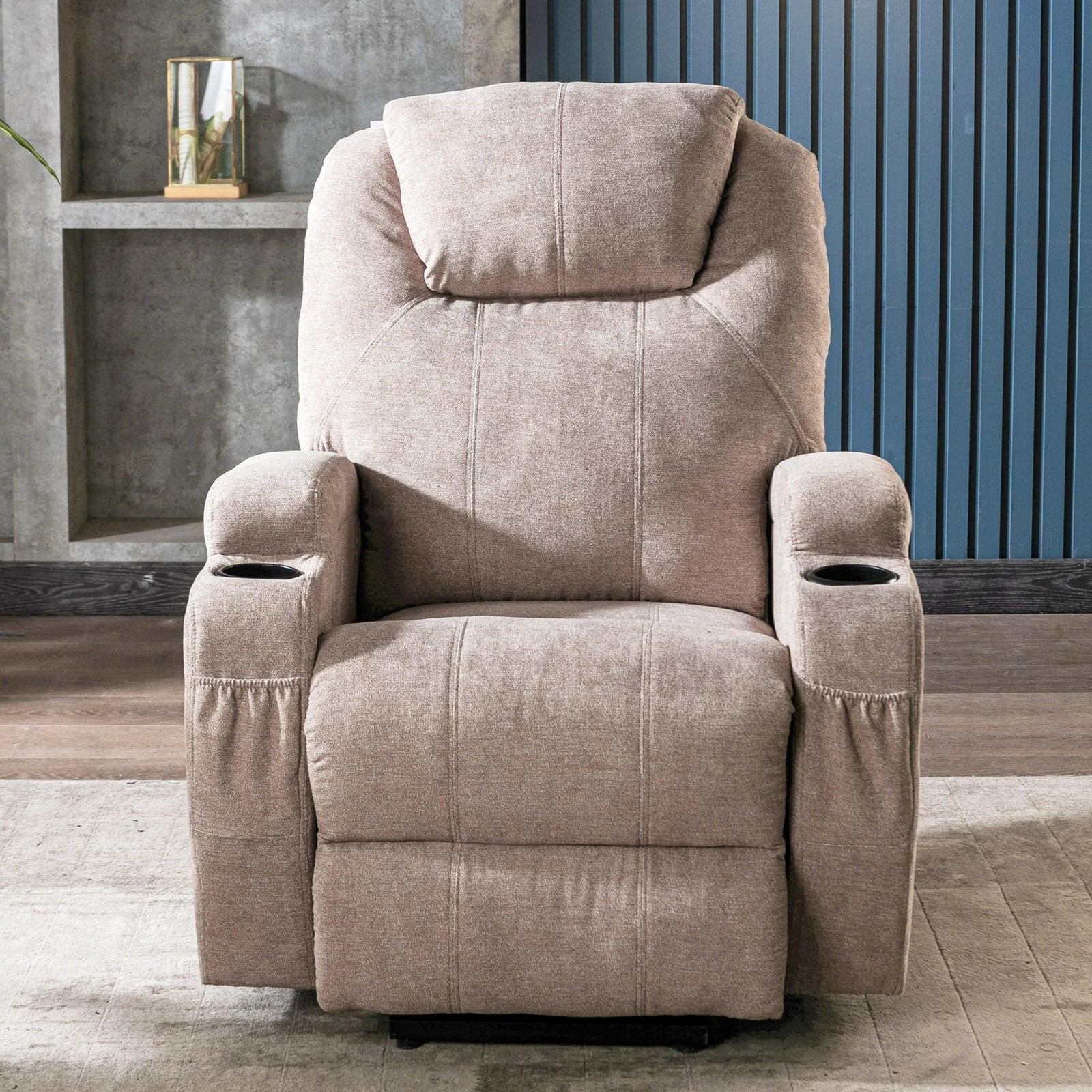 Selius Elektrische Massagestoel - Relaxfauteuil met Verstelbare Rugleuning