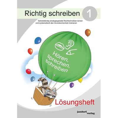 Richtig schreiben 1 (Lösungsheft), Geheftet von Peter Wachendorf, Jandorfverlag KG, 978-3-96081-141-1