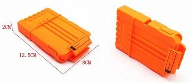 Uplift Picks Foam Refill Darts Bullets Compatible With Nerf N Strike Elite Blasters 6 Pcs Bullet Clip
