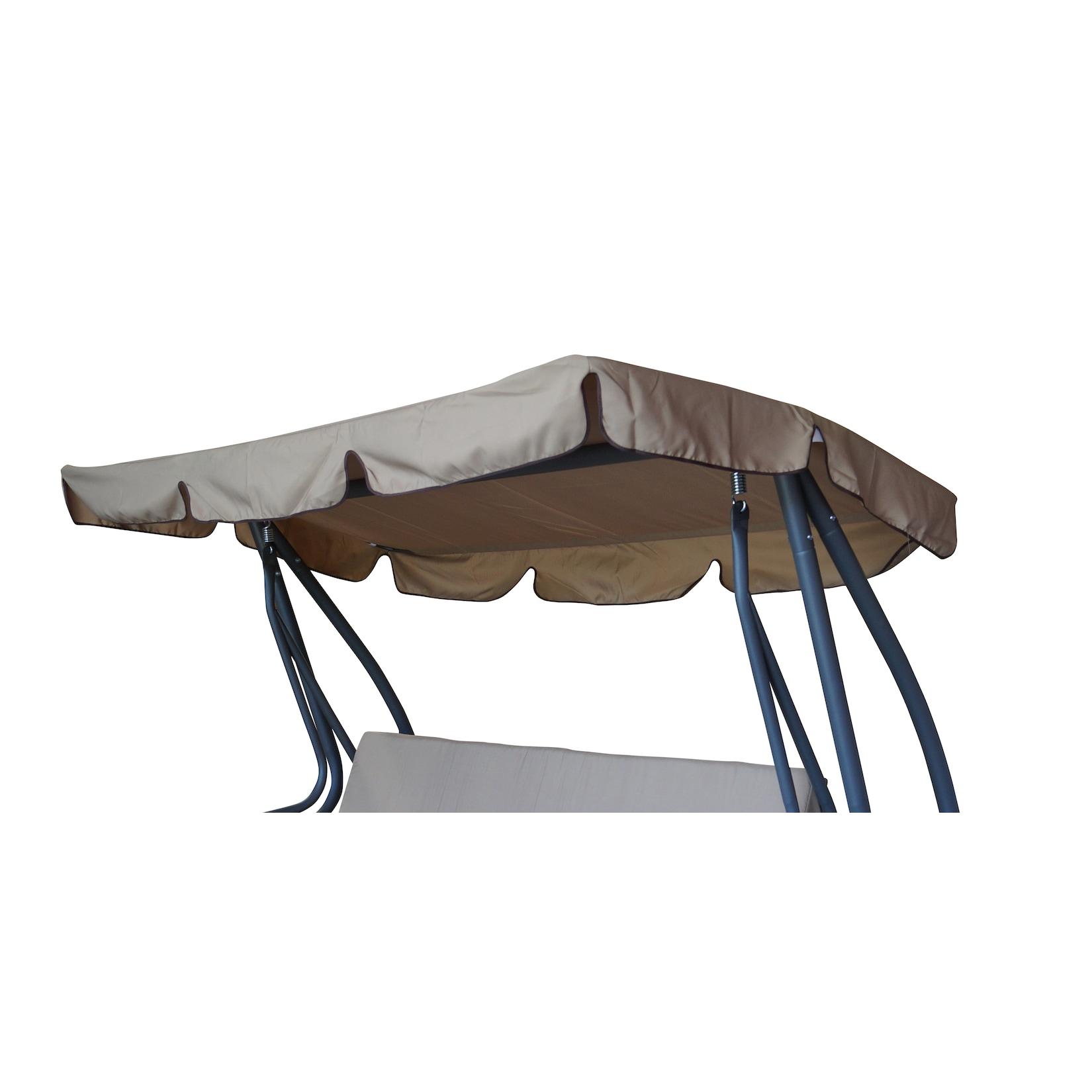 Dachplane für Hollywoodschaukel MIAMI 228x120cm, cremefarben