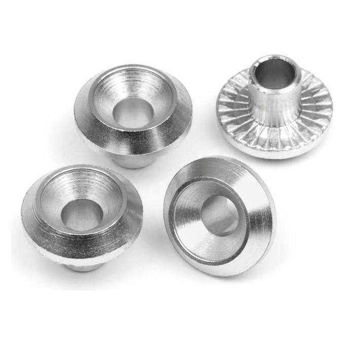 HPI Cup Racer WHEEL WASHER (SILVER/4pcs) (86985)