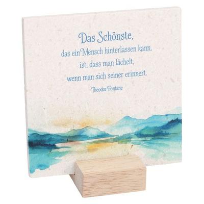 Natursteintafel - Unvergessen