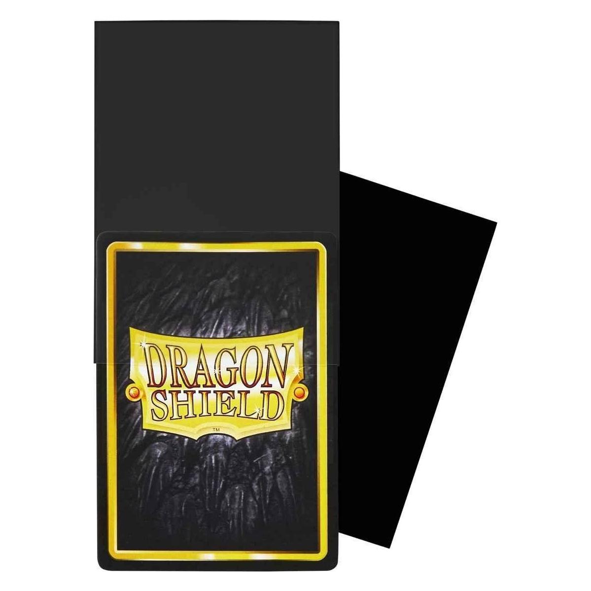 Arcane Tinman Dragon Shield Standard Perfect Fit Thick Sleeves - Black (100 Sleeves) (GTIN5706569130053)