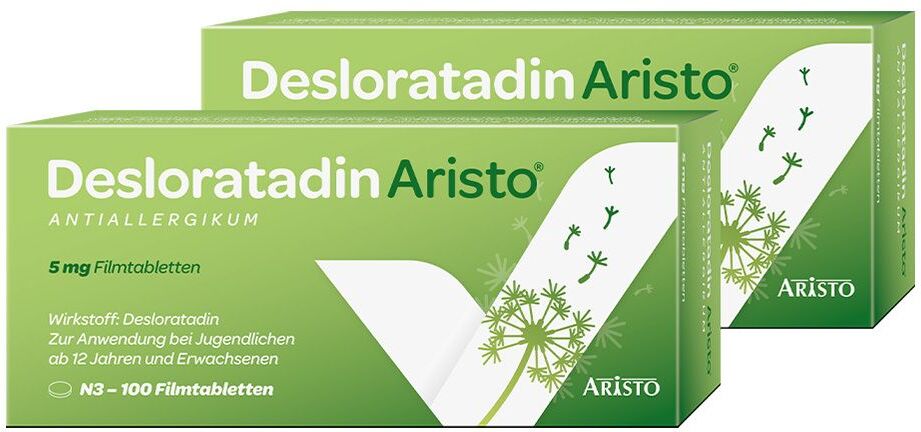 Desloratadin Aristo 5MG Doppelpack 2x100 St Filmtabletten