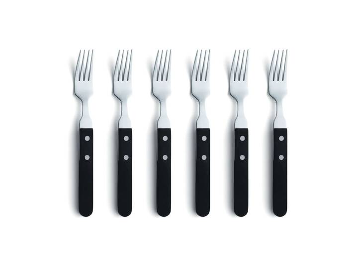 Amefa Fourchette Pizza lot de 6 Noir