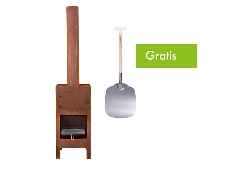 Angebots-Set: Weltevree - Outdoor Stahlofen + GRATIS Pizzaschaufel