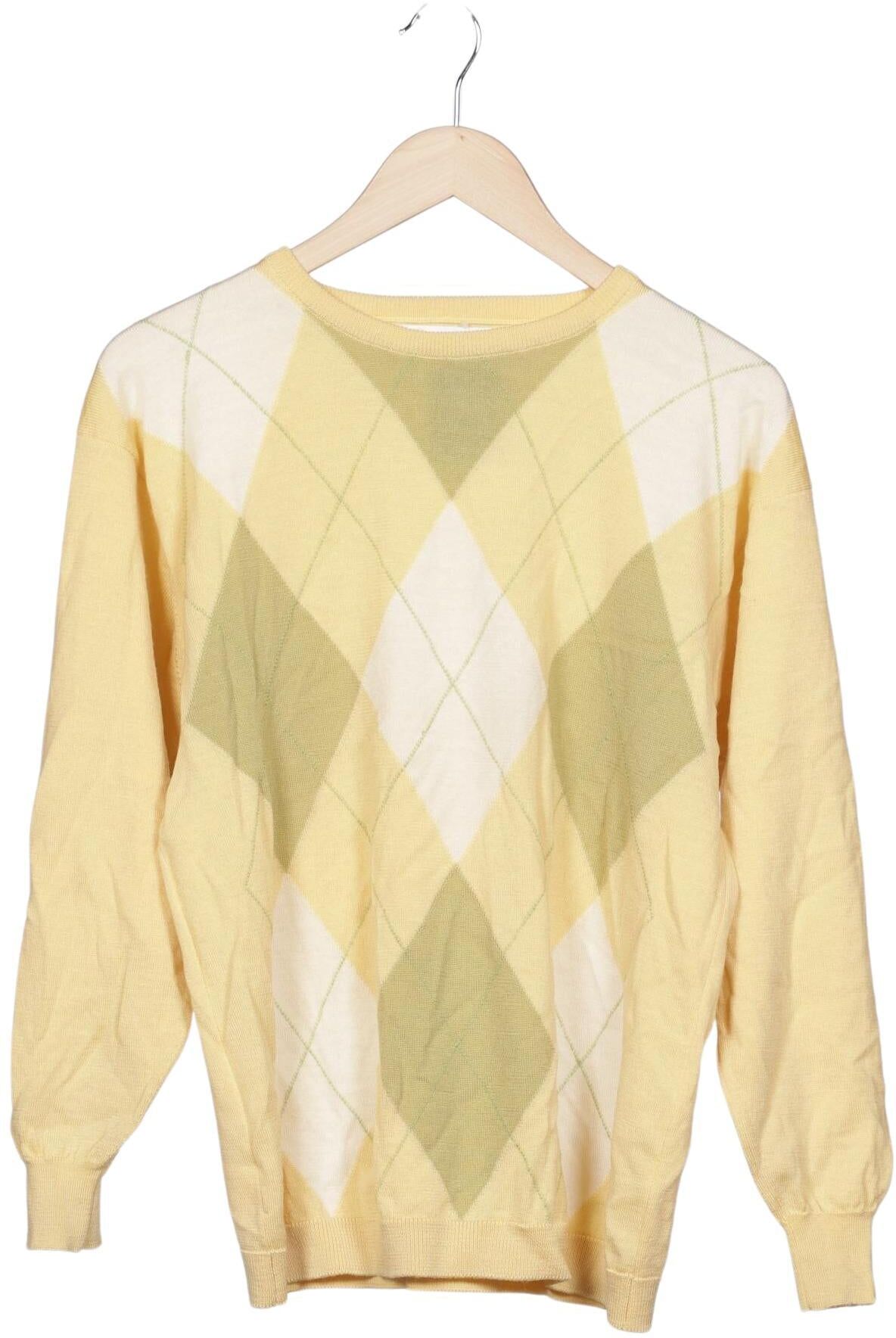 Pringle of Scotland Herren Pullover, Gelb, Gr. M, Schurwolle - Second Hand