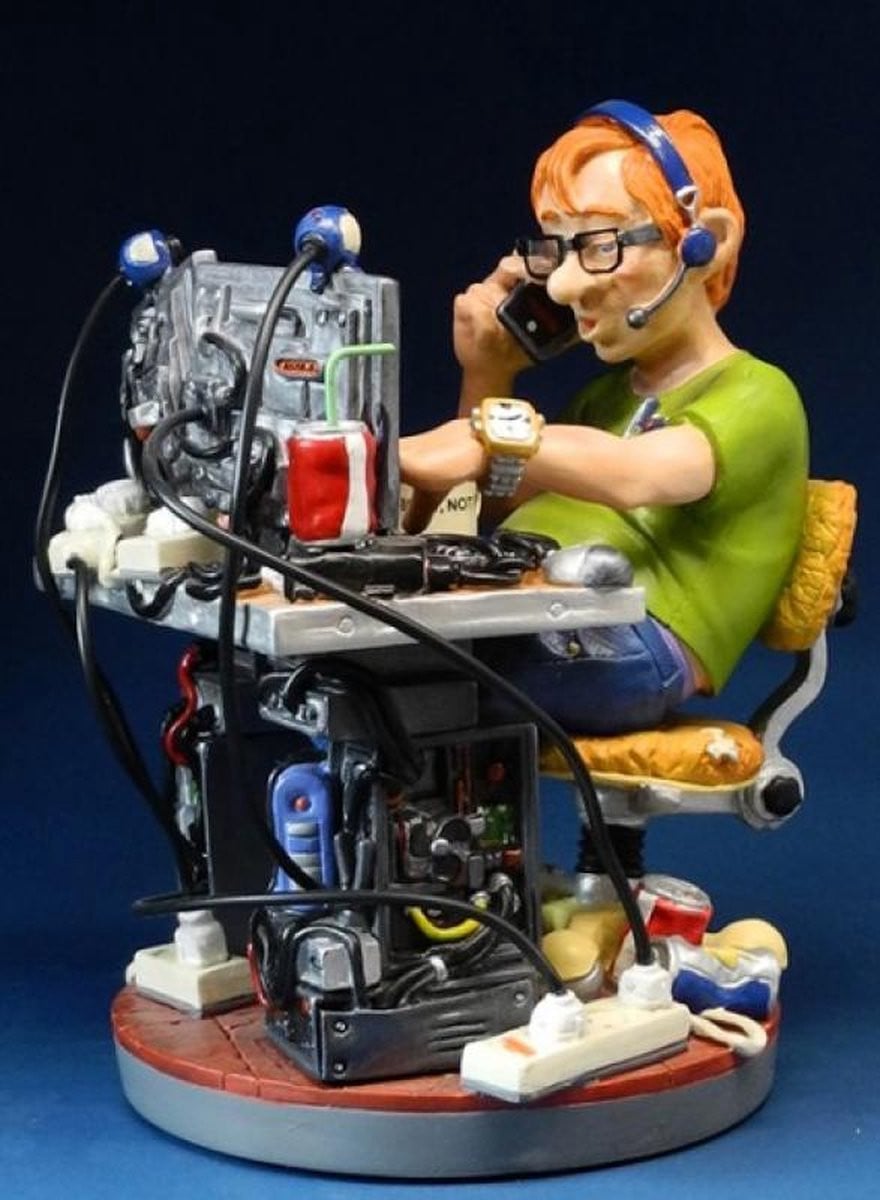 Profisti Beeldje voor Computer Experts en Gamers