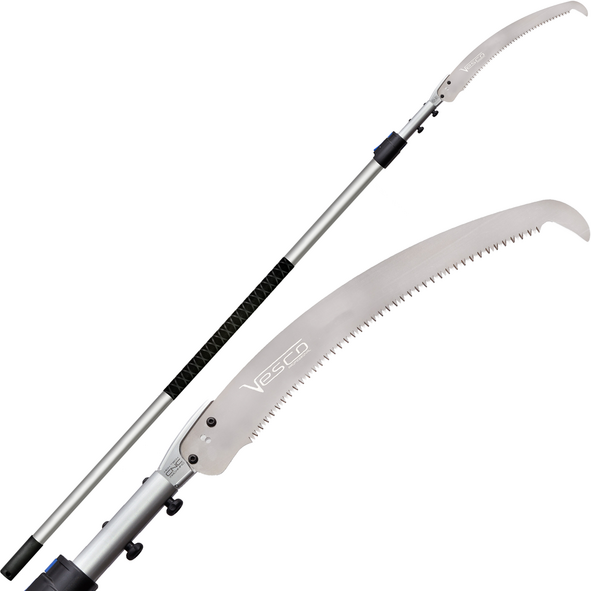 VESCO CA39  Scie délagage à crochet sur perche télescopique en aluminium  150-300 cm  Lame de 39 cm