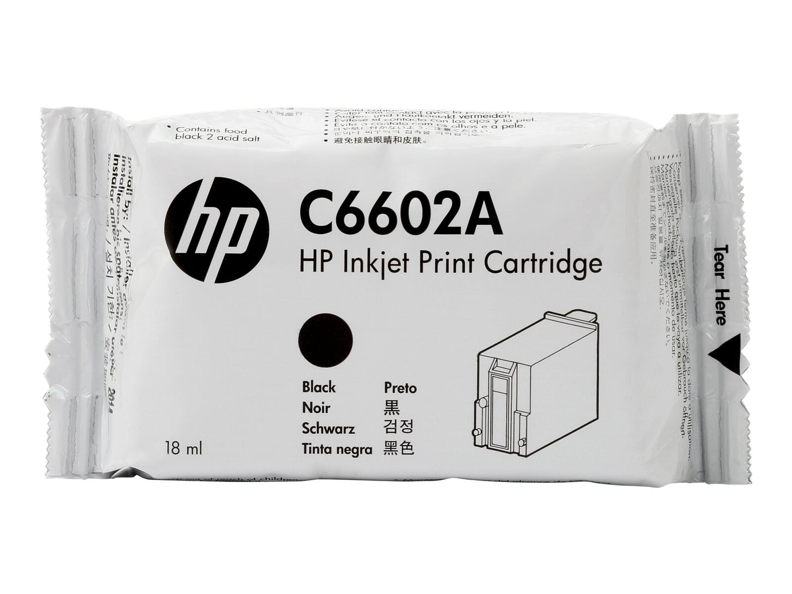 HP Inc. HP Original C6602A Druckerpatrone schwarz 18ml (C6602A)
