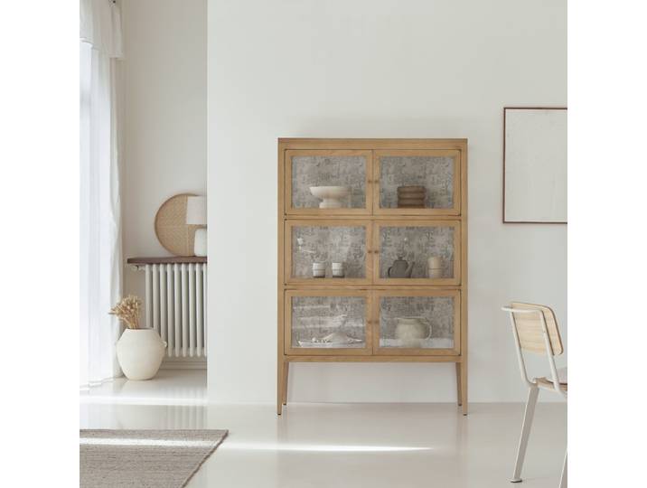 Eichenvitrine 110 cm Tana - Natur