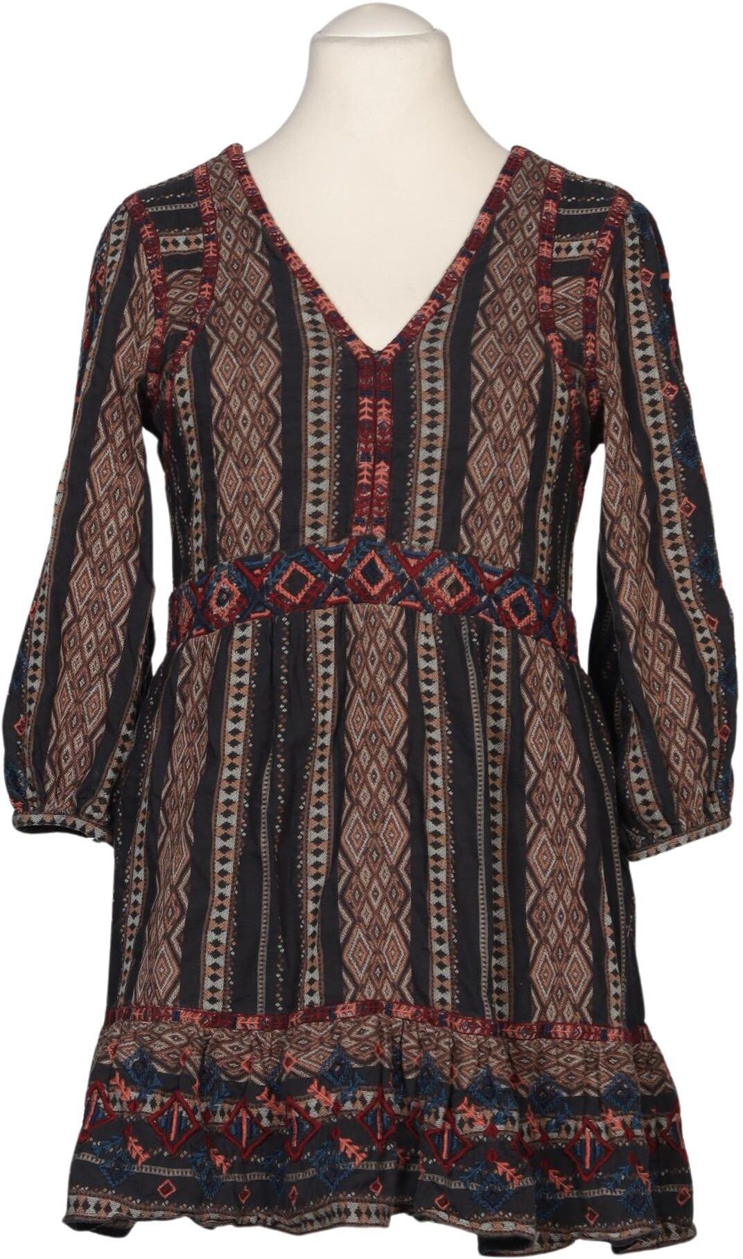 Anthropologie Damen Kleid, Mehrfarbig, Gr. M, Baumwolle / Modal / Synthetik / Viskose - Second Hand