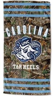 NCAA Real Tree Stripes Beach Towel