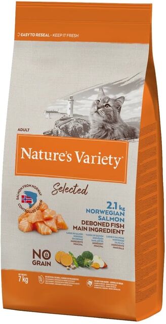 Nature's Variety Selected Cat Adult Norwegian Salmão 7 Kg