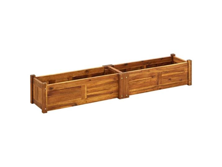 Jardinière lit surélevé plantes bois marron 150 x 30 x 25 cm