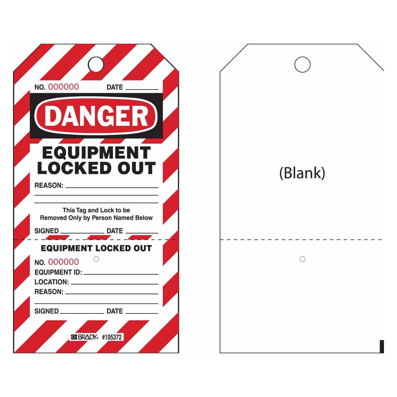 Brady Two-part Perforated Tags (CLT2)