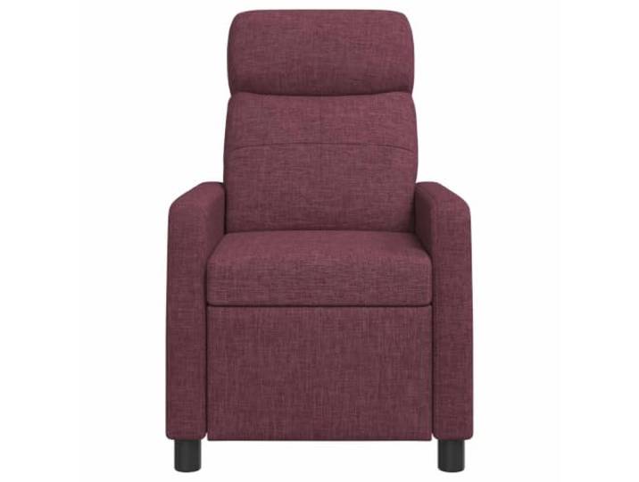 Recliner Sessel mit verstellbarer Rückenlehne, Polyesterstoff, Violett Stabile Konstruktion, flache Armlehnen, Bezug mit Reißverschluss, pflegeleicht, moderner Minimalismus