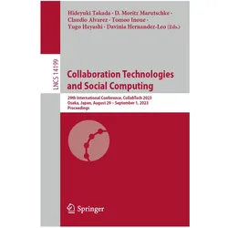 Collaboration Technologies and Social Computing, Fachbücher von D. Moritz Marutschke, Davinia Hernandez-Leo, Hideyuki Takada, Yugo Hayashi, Tomoo Inoue, Claudio Alvarez