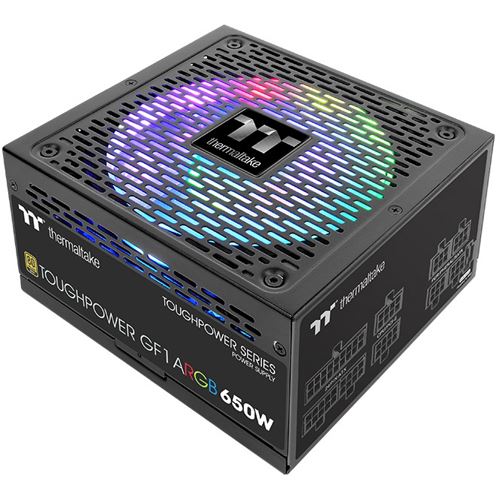 650 Watt Thermaltake ToughPower GF1 ARGB Modular 80+ Gold