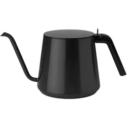 Stelton Nohr Gooseneck Wasserkessel metallic, Wasserkocher, Schwarz