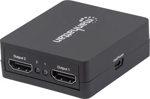 Manhattan 207652 2 Port HDMI-Splitter 1920 x 1080 Pixel Schwarz