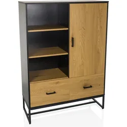 hjh LIVING, Kommode + Sideboard, Amio H (100 x 40 x 140 cm)
