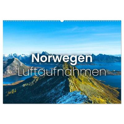 Norwegen Luftaufnahmen (Wandkalender 2027 DIN A2 quer), CALVENDO Monatskalender