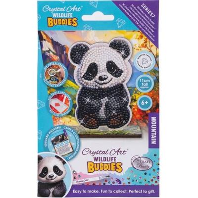Craft Buddy CAFGR-33GEN107 - Crystal Art, Panda Wildlife Buddies Mountain, Diamant-Malerei-Set