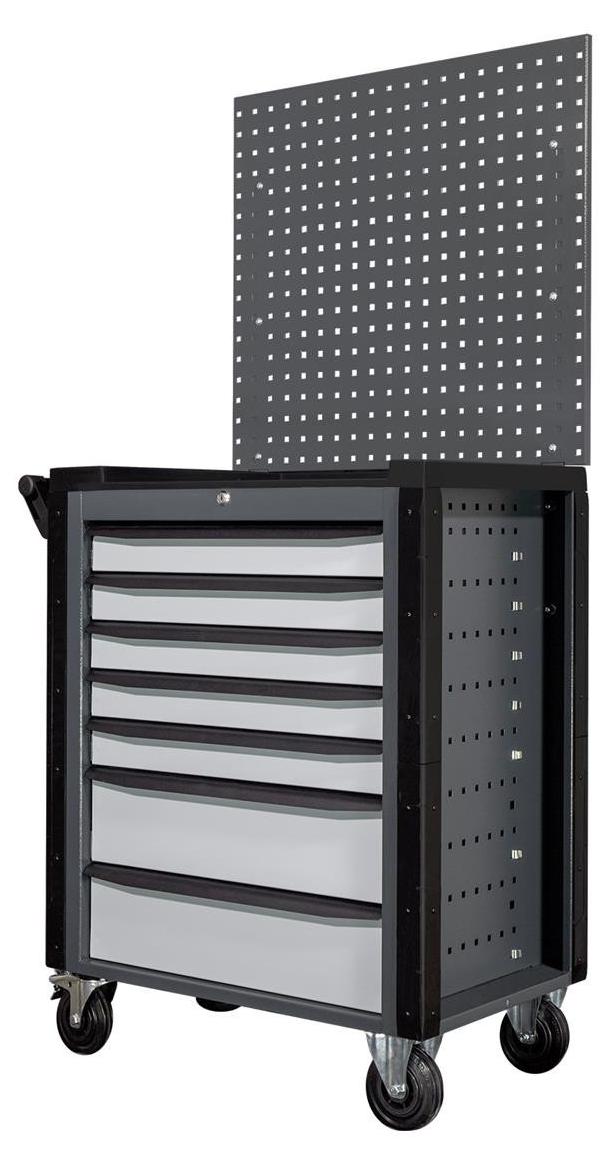 Werkstattwagen "DRAXX" inkl. Lochwand RAL7016/7001