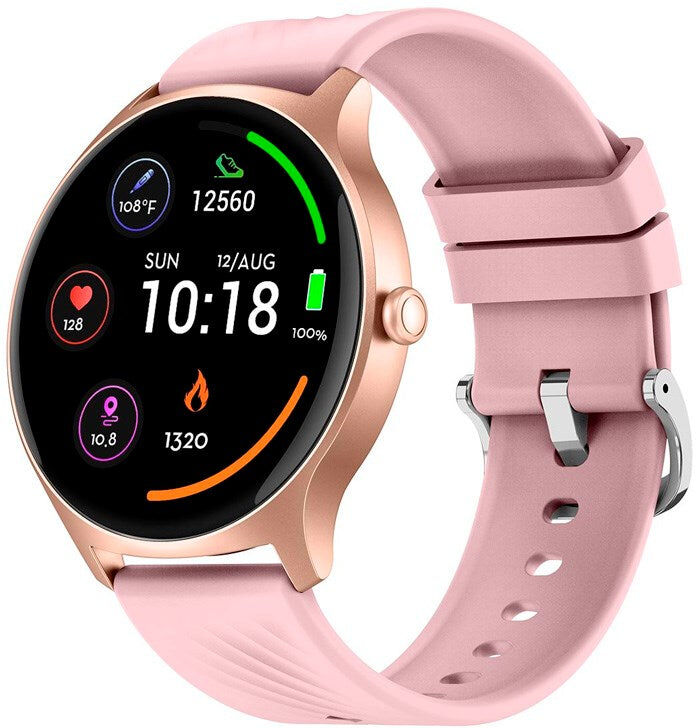 Denver SWC-387 Bluetooth Smartwatch med Indbygget Sundhed- & Træningstracker - Lyserød