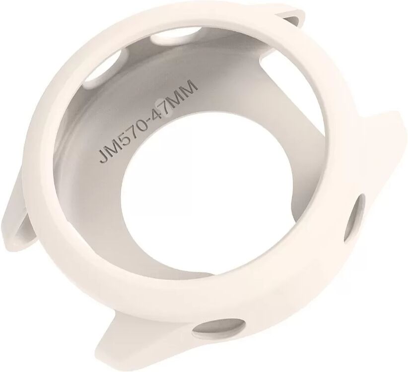 INF Silikon Schutzhülle kompatibel mit Garmin Forerunner 570 (47mm) - Weiß