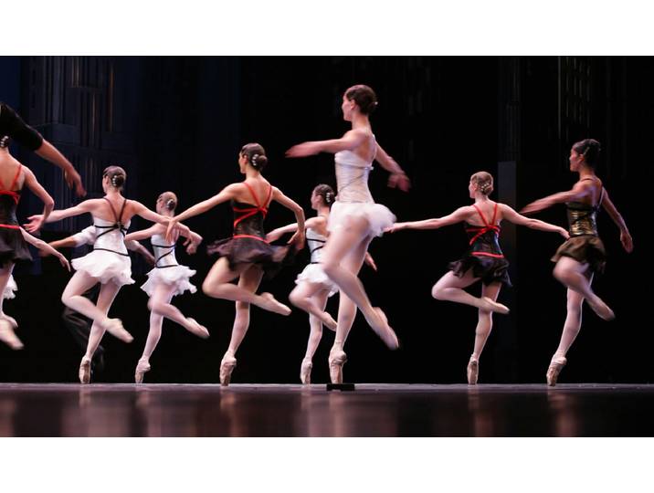 Fototapete PAPERMOON Ballett , bunt, B:3,5m L:2,6m, Vlies, Tapeten, Fototapete
