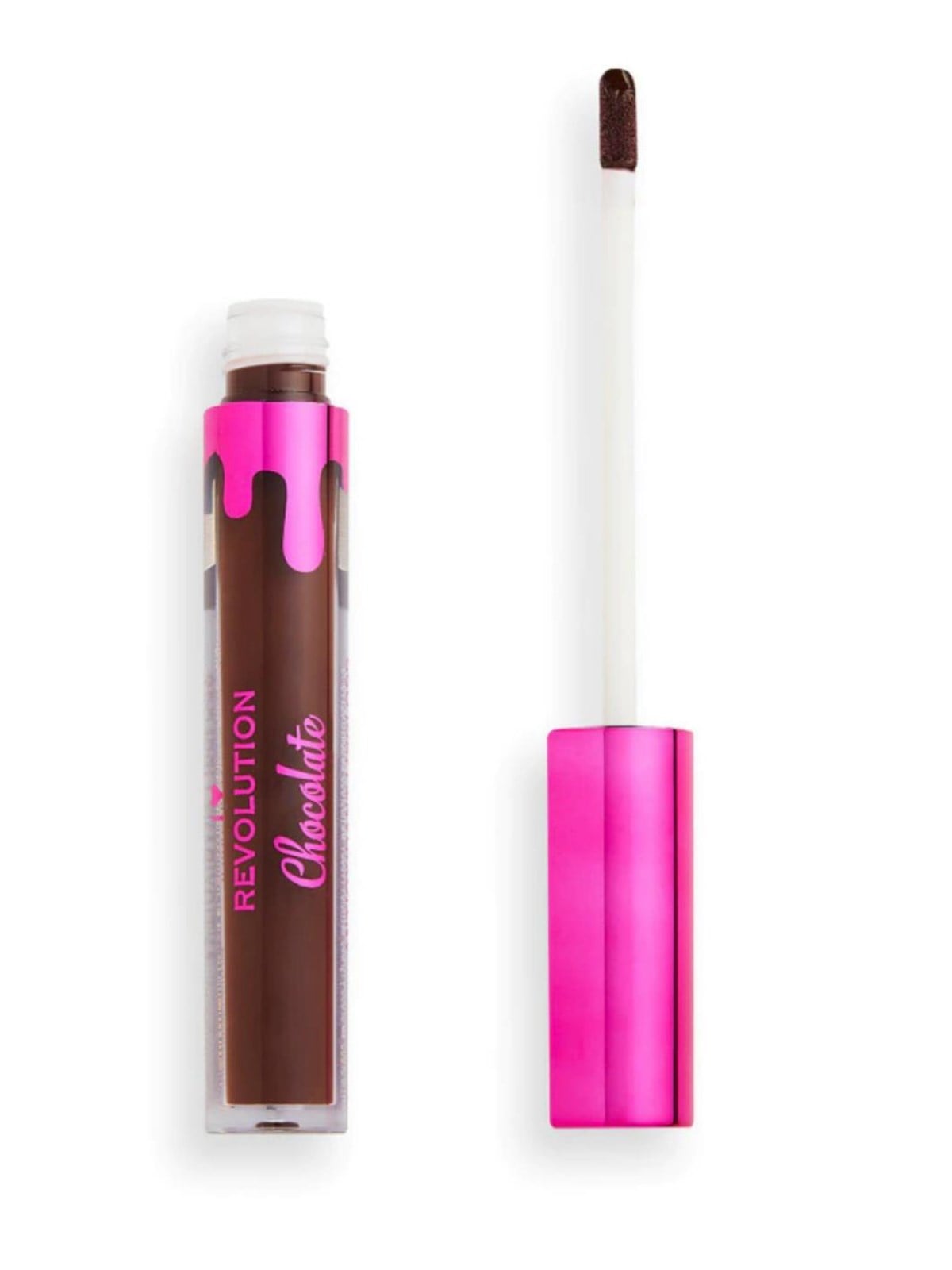 Makeup Revolution I Heart Revolution Chocolate Lip Gloss, Mocha, 3.20 ml