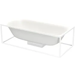 Bette BetteLux Shape Freistehbadewanne 3453-440PLUS 190x90x45cm, snow, Glasur Farbgruppe 2