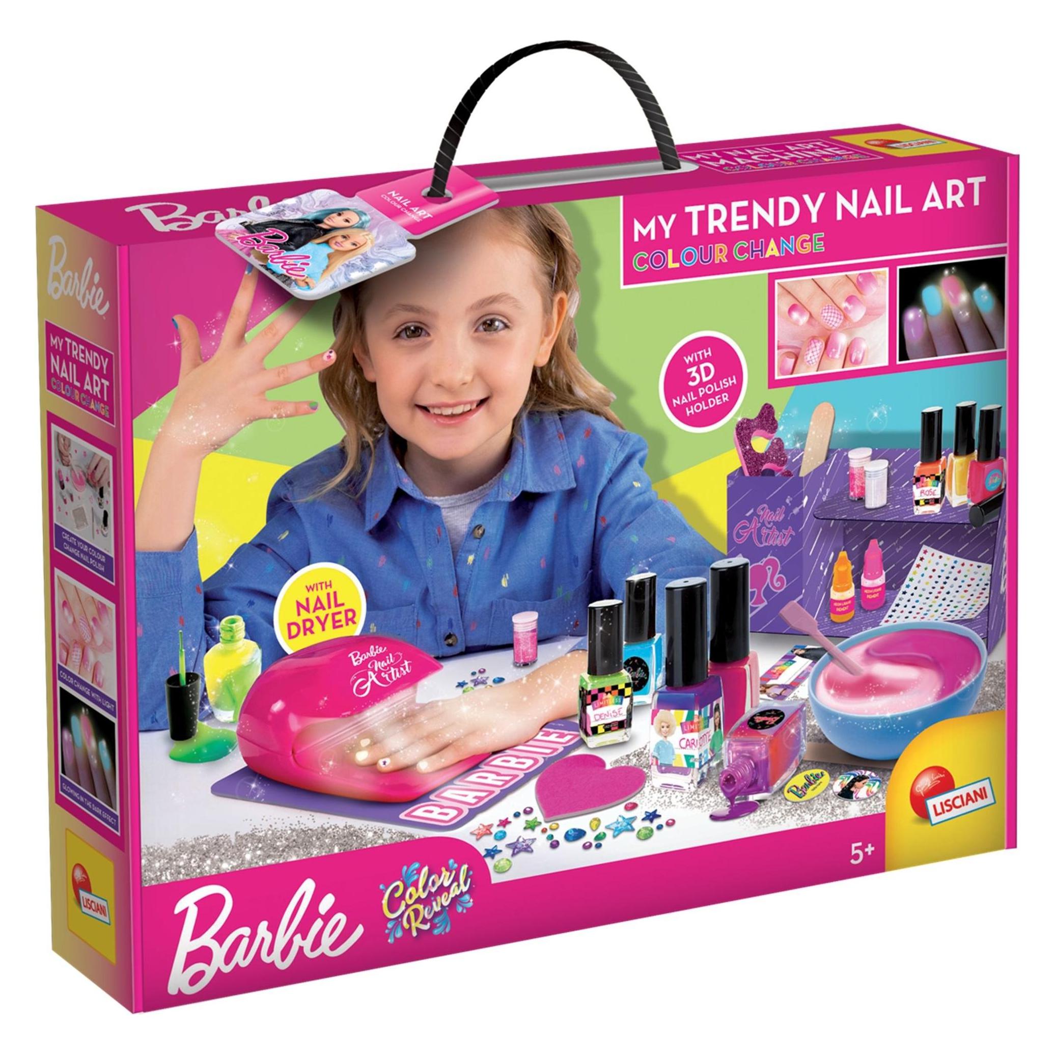 Lisciani Modische Barbie-Maniküre-Lampe 102747 (Französisch, Spanisch) (304-102747)