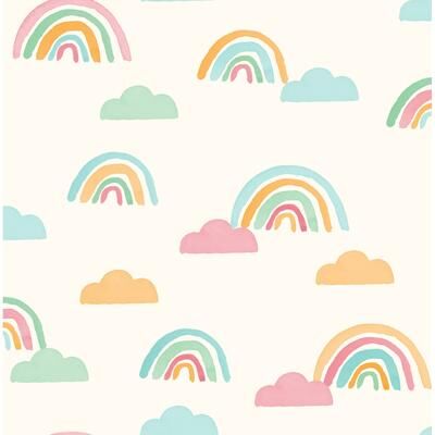 Advantage Over The Rainbow Multicolor Painted Skies Wallpaper