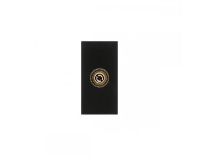 Maclean MCE726B Kabel-tv-aansluiting Modulaire wandcontactdoos zonder frame Inbouwdoos Wandcontactdoos Inbouw